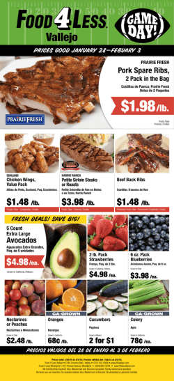 $1.98/lb. - Food 4 Less Vallejo