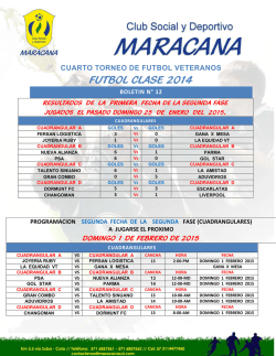 FUTBOL CLASE 2014