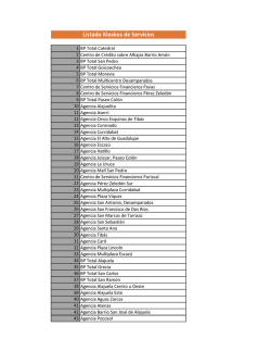 Listado Kioskos de Servicios