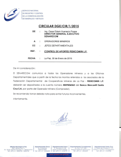 CIRCULAR DGE¿CIR¿1¿2015