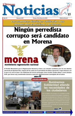 Ningún perredista corrupto será candidato en Morena