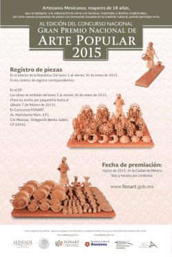 Gran Premio Nacional de Arte Popular 2015