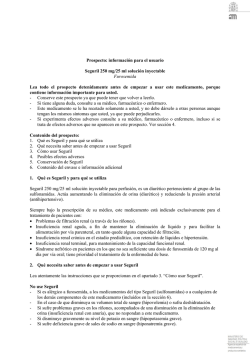 Prospecto: información para el usuario Seguril 250 mg/25 ml