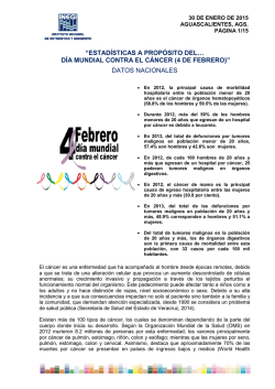 estadísticas a propósito del… día mundial contra el cáncer (4