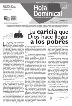 Hoja Dominical - Di&oacute;cesis de Albacete