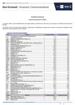SOCIEDAD DE BOLSAS Instrucci&oacute;n Operativa N&ordm;
