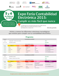 Expo Feria Contabilidad Electrónica 2015: