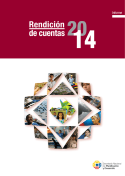 Informe - Secretaría Nacional de Planificación y Desarrollo