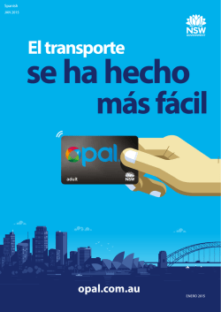 Opal card - Transport made easy