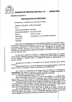 DECLARACION DE IMPUTADO
