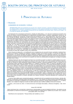 Bolet&iacute;n Oficial del Principado de Asturias