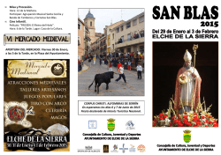 Programa de San Blas 2015