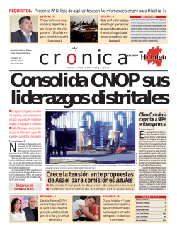 viernes 30 - La Crónica de Hoy en Hidalgo