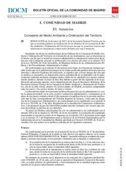 D) Anuncios - Sede Electr&oacute;nica del Boletin Oficial de la Comunidad