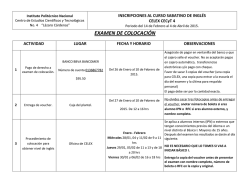 Consulta convocatoria - CECyT 4 "L&aacute;zaro C&aacute;rdenas"
