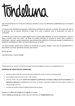 01 MENUS TIPO PARA GRUPOS