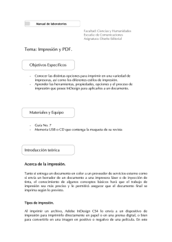 Tema: Impresión y PDF.