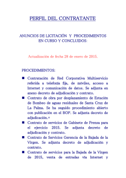 perfil del contratante - Ayuntamiento de Santa Cruz de La Palma