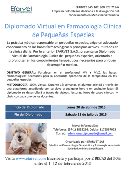 Diplomado Virtual en Farmacología Clínica de