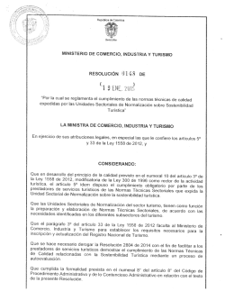 Resoluci&oacute;n 0148 de 2015 - Ministerio de Comercio, Industria y