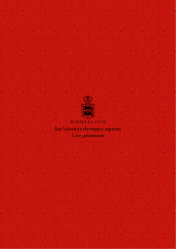 San Valent&iacute;n y el romance supremo Love, paramount