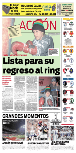 gRaNDES mOmENTOS - El Diario de Coahuila