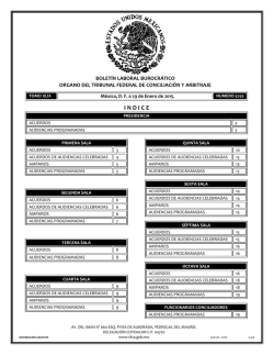 29 - Tribunal Federal de Conciliaci&oacute;n y Arbitraje