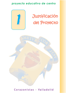 proyecto educativo de centro Corazonistas