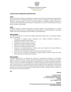 Ingeniero Agroindustrial