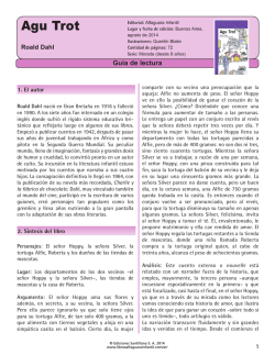 Guía de Agu Trot - Alfaguara Infantil