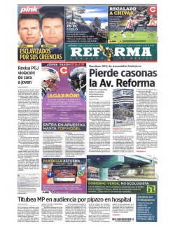 Consulta las primeras planas nacionales