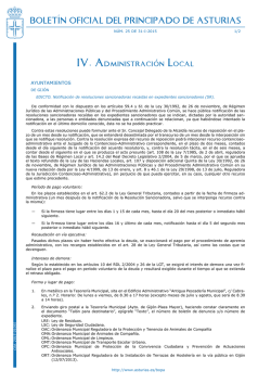 Bolet&iacute;n Oficial del Principado de Asturias