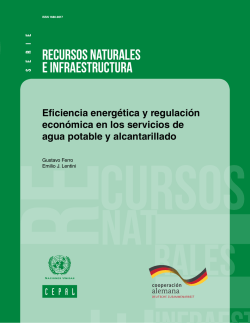 Serie Recursos Naturales e Infraestructura