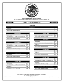 27 - Tribunal Federal de Conciliaci&oacute;n y Arbitraje