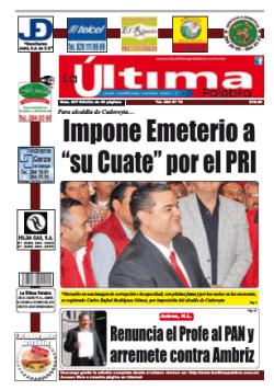 Impone Emeterio a &ldquo;su Cuate&rdquo; por el PRI