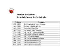 Pasados Presidentes de la SCC