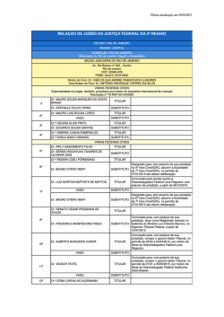Lista Completa - Tribunal Regional Federal da 2&ordf; Regi&atilde;o