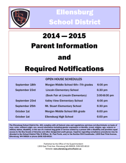 2015 Parent Information and Required Notifications