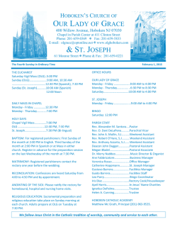Parish Bulletin - Our Lady of Grace