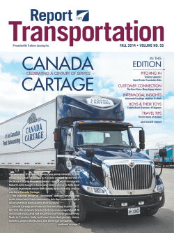 Current Issue - Trailcon Leasing, Inc.