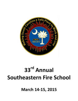 2015 Southeastern Fire School