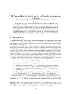 LP approximations to mixed-integer polynomial optimization problems