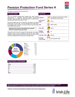 P ensi on P Protec ction n Fun nd Se eries s H