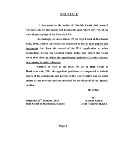 N O T I C E - Indian Courts