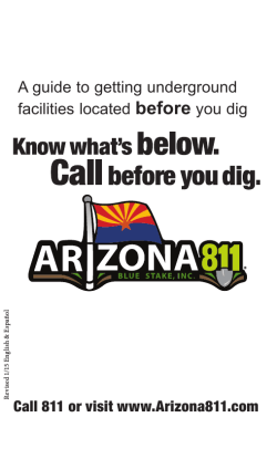 CALL ARIZONA BLUE STAKE