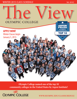 Winter 2015 - Olympic College