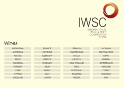 IWSC08 Wines Results - International Wine and Spirit Competition