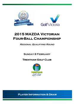 2015 MAZDA Victorian Four-Ball Championship