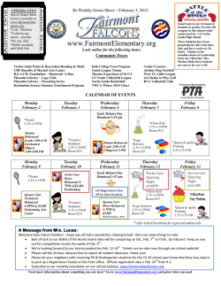 View the latest Green Sheet