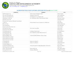 LAGUNA LAKE DEVELOPMENT AUTHORITY